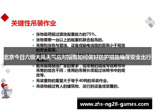 北京今日六级大风天气应对指南如何做好防护措施确保安全出行